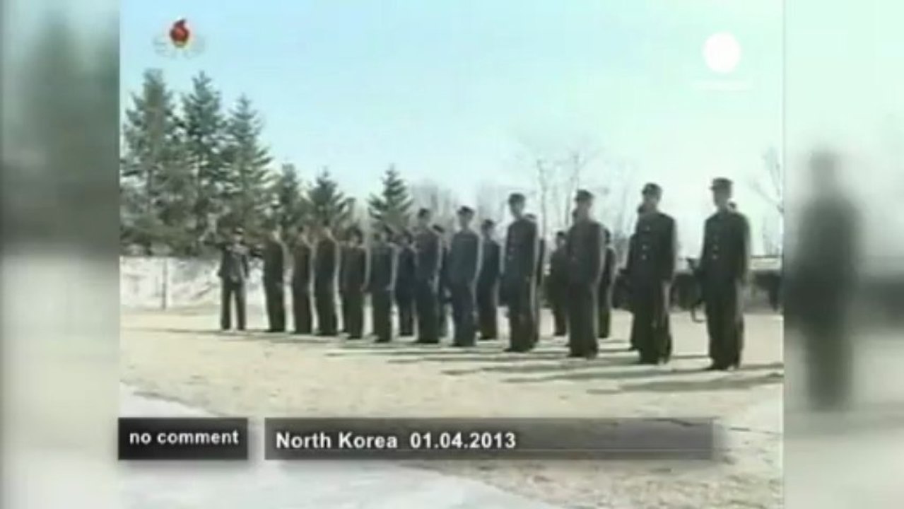 North Korean athletes training for combat - no comment