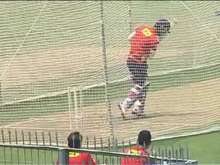 Delhi Daredevils in practice session