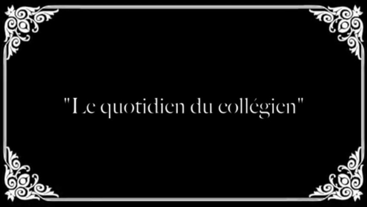 Le quotidien du collégien - collège Fernand GREGH 2013