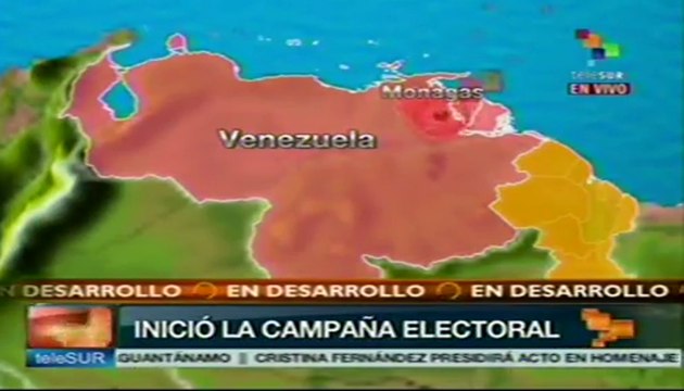 Capriles inicia campaña electoral en Monagas, Venezuela