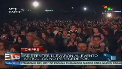 Ofrecen concierto en Chipre por los afectados de la crisis