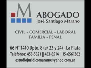 Abogado José Santiago Marano - Abogado de La Plata
