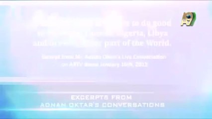 Praise to Allah, we strive to do good in Morocco, Tunisia,and in every other part of the World