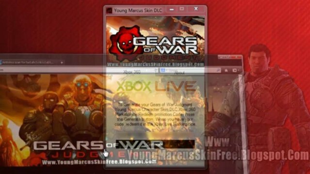 How to Get Gears of War Judgment Young Marcus Character Skin DLC Free!!