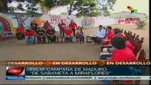 Inicia campaña de Nicolás Maduro de Sabaneta a Miraflores