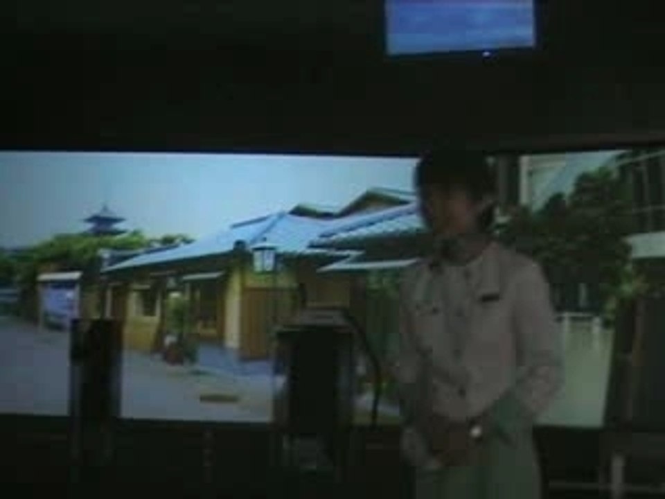 Showroom Docomo : démo de l'aquarium
