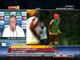 Sneijder ve Fatih Terim'in basin toplantisi.
