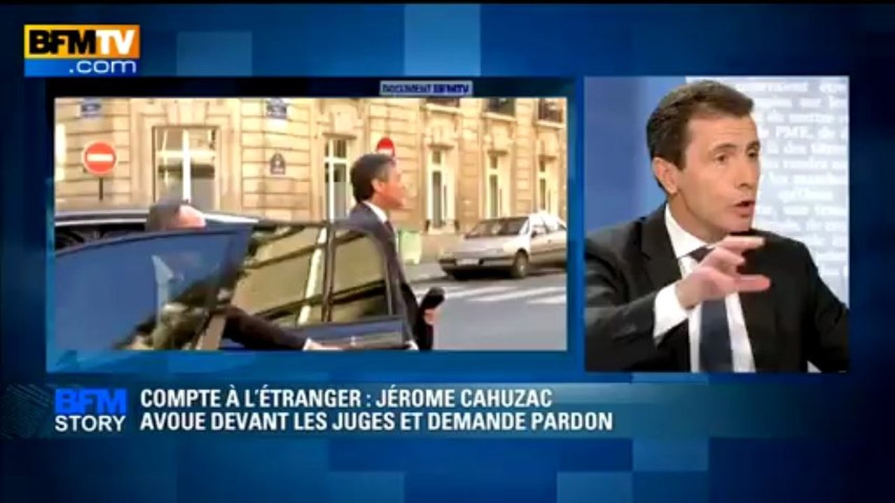 BFM Story: Thierry Arnaud analyse les aveux de Jérôme Cahuzac - 02/04