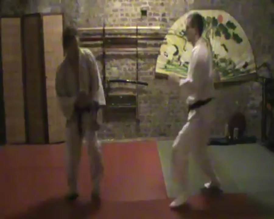 Ushiro ura mawashi geri : sabaki to geri