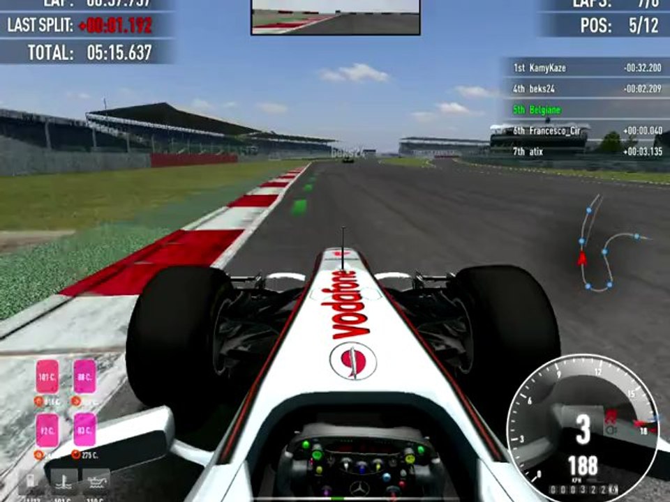 Simraceway, jeu de simulation voiture gratuit.