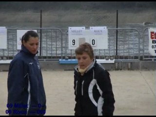 Mène 4, Finale du Super 16 F 2013 à Bourg Saint Andéol, Sport-Boules