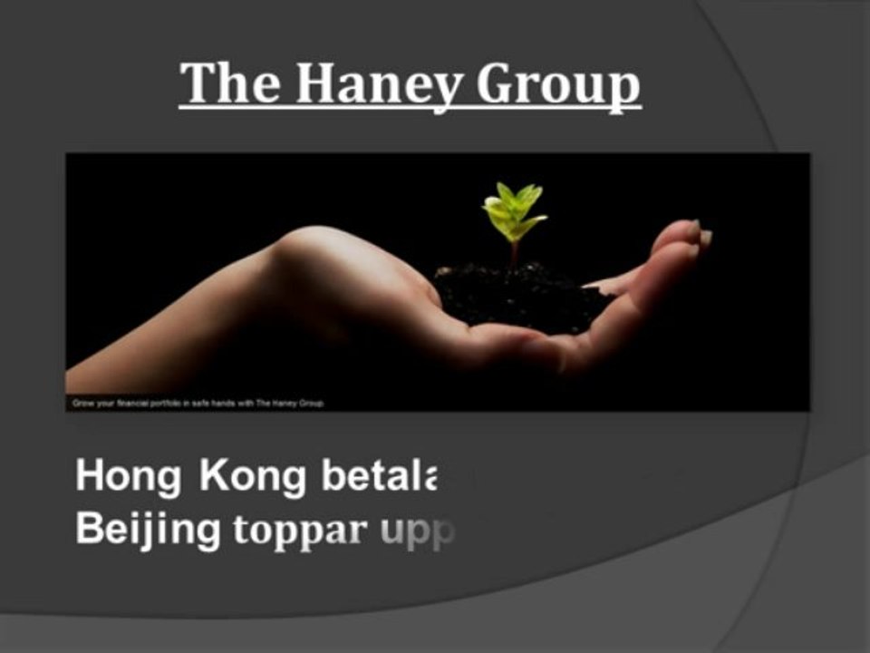 Hong Kong betalar räkningen som Beijing toppar upp dess skatt ta