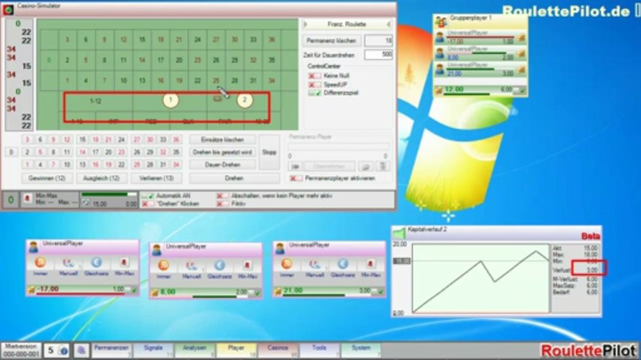 Roulettepilot - das differenspiel