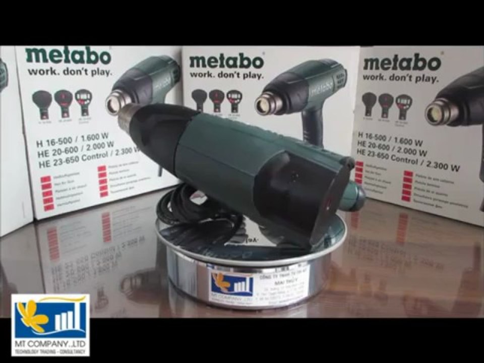 Dụng cụ DIY - Súng thổi hơi nóng Metabo (Đức) - Call 01639 922 974 Mr Pháp YouTube