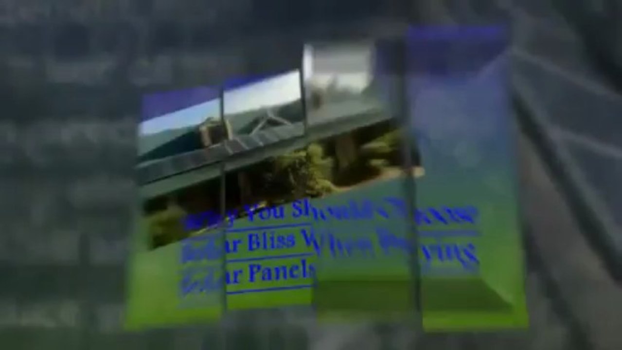 Why You Should Choose Solar Bliss When Buying Solar Panels