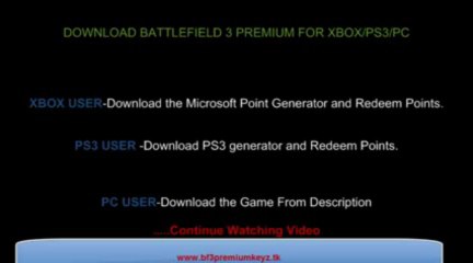 [April 2013] Battlefield 3 Premium ¦ Générateur de clé Télécharger gratuitement