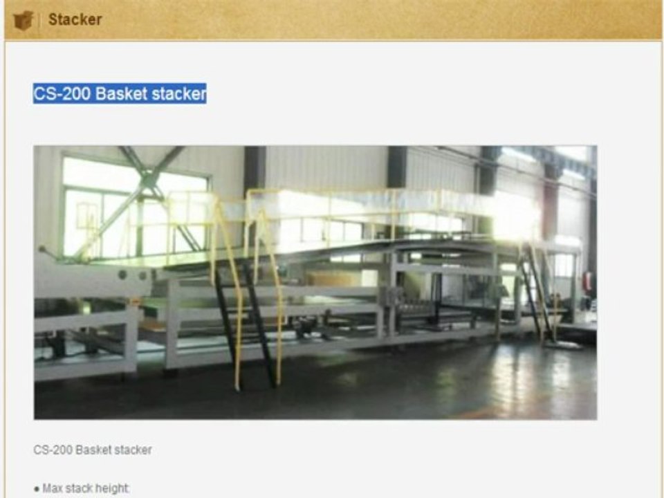 CS-200 Basket stacker
