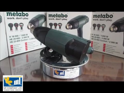 Dụng cụ DIY - Súng thổi hơi nóng Metabo (Đức) - Call Mr Pháp - Hotline- 01639 922 974 - YouTube