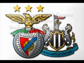 Benfica vs Newcastle United April 4, 2013 Live At 19:05 GMT