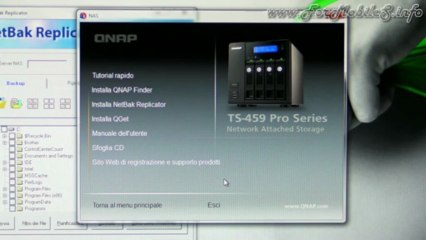 QNAP - Veloce esplorazione del disco presente nelle confezioni di vendita dei server NAS
