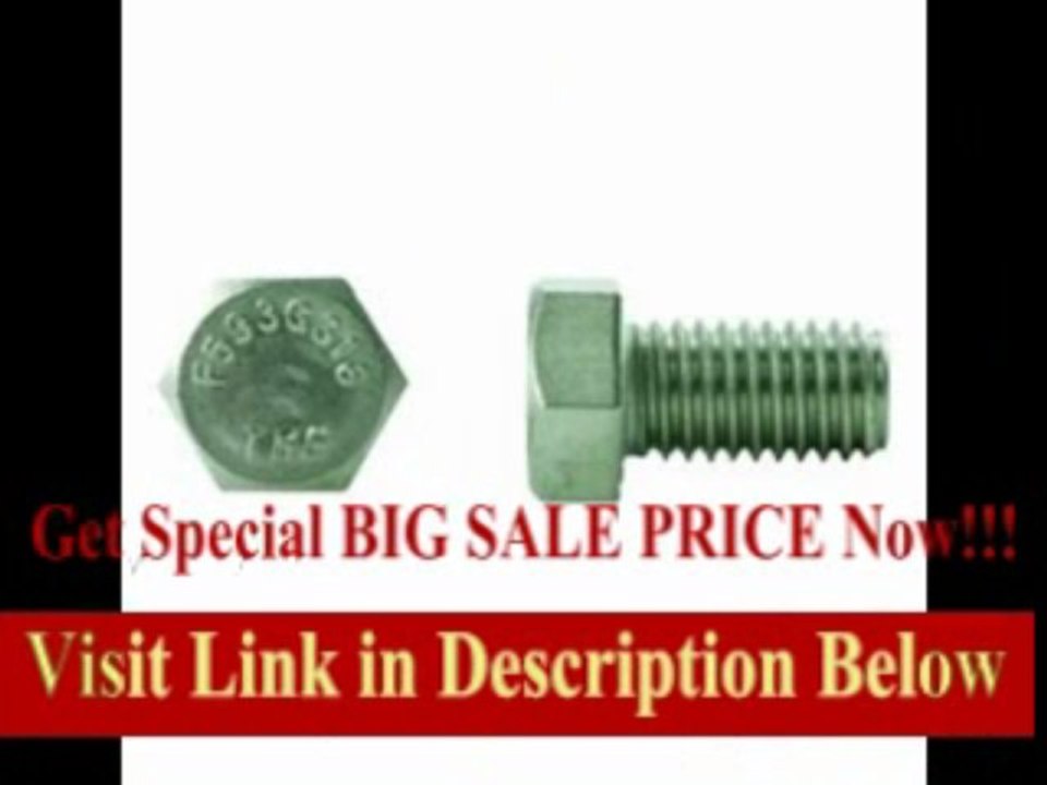 [BEST BUY] DrillSpot 1-1/4-7 x 3 316 Stainless Steel Hex Cap Screw