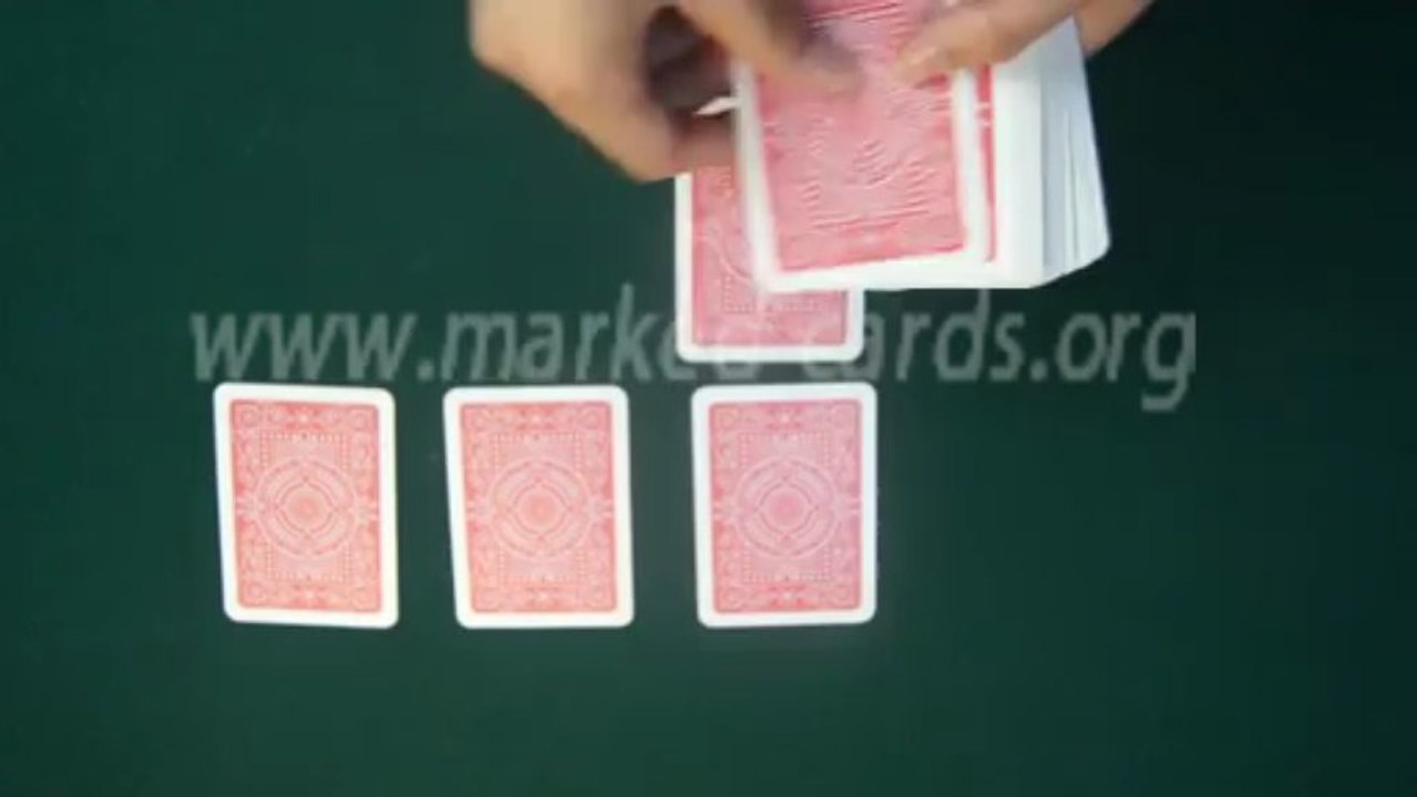 Modiano  texas Hold'em-Red2-MARKED-PLAYING-DECKS