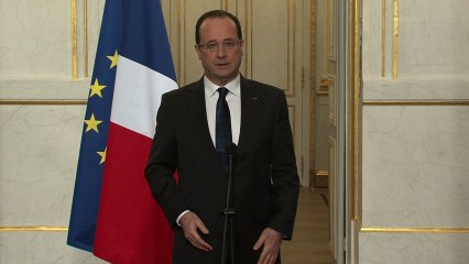 Déclaration du président de la République