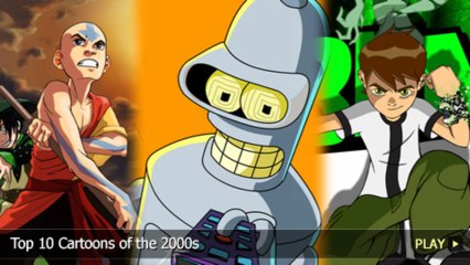 Os 10 principais desenhos animados dos anos 2000