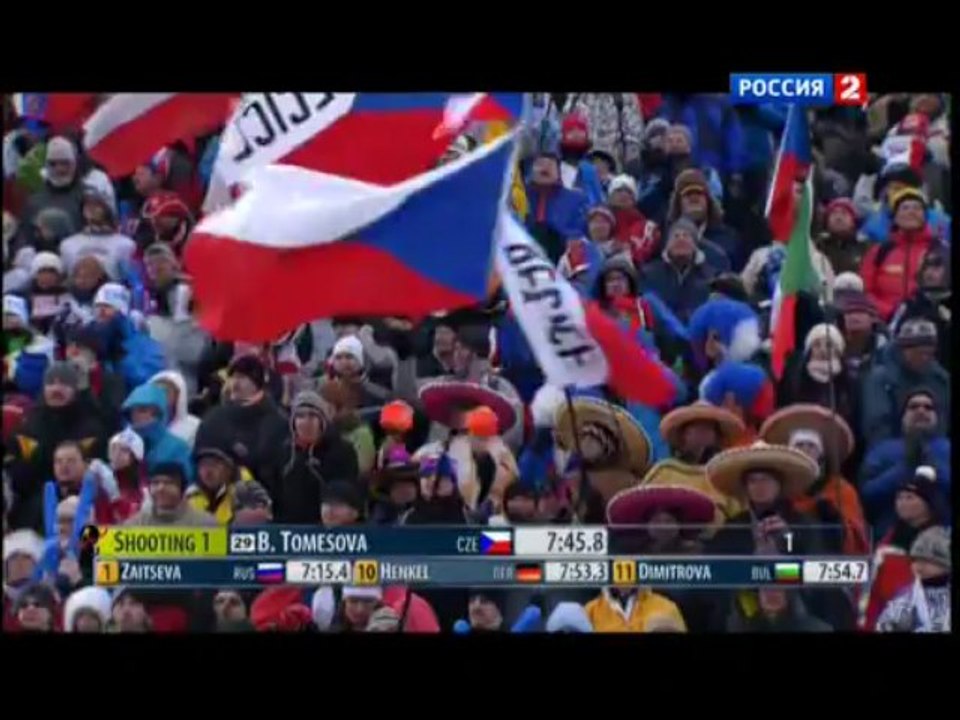 Биатлон ЧМ-2013 Женщины. Спринт 1