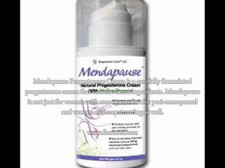Mendapause Progesterone Cream Reviews - Does Mendapause Progesterone Cream Work?