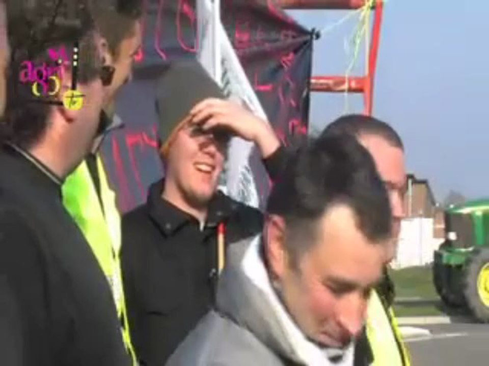 Inauguration à la manière des agriculteurs du Poiré-sur-Vie