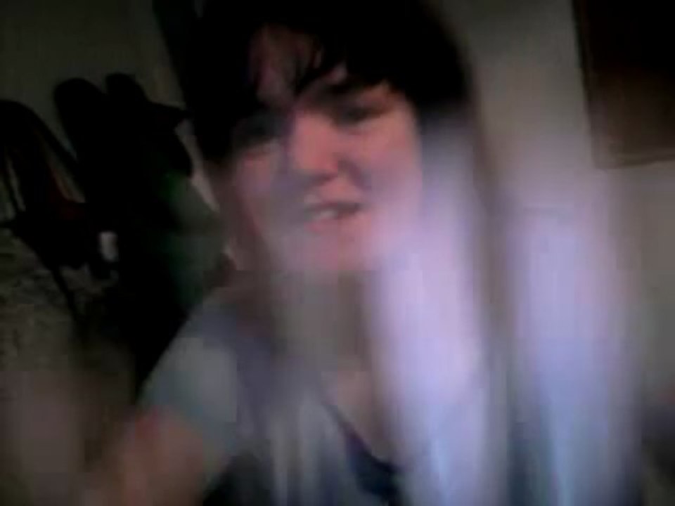 Beth doing the hokey pokey.