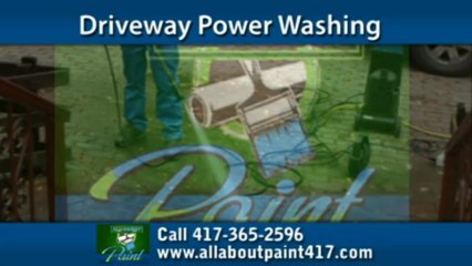 Driveway Cleaning Springfield, MO - Call 417-365-2596
