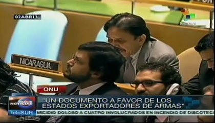 CELAC rechazó ante la ONU el proyecto de venta de armas