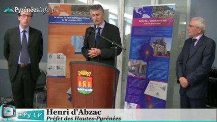 [LOURDES] Inauguration de La Maison de la Connaissance du Risque sismique (29 mars 2013)