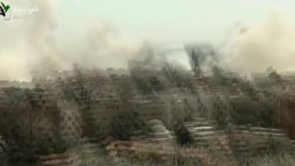 Heavy shelling in Damascus