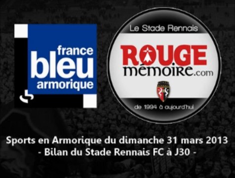 31/03/13 : Bilan du Stade Rennais FC à J30