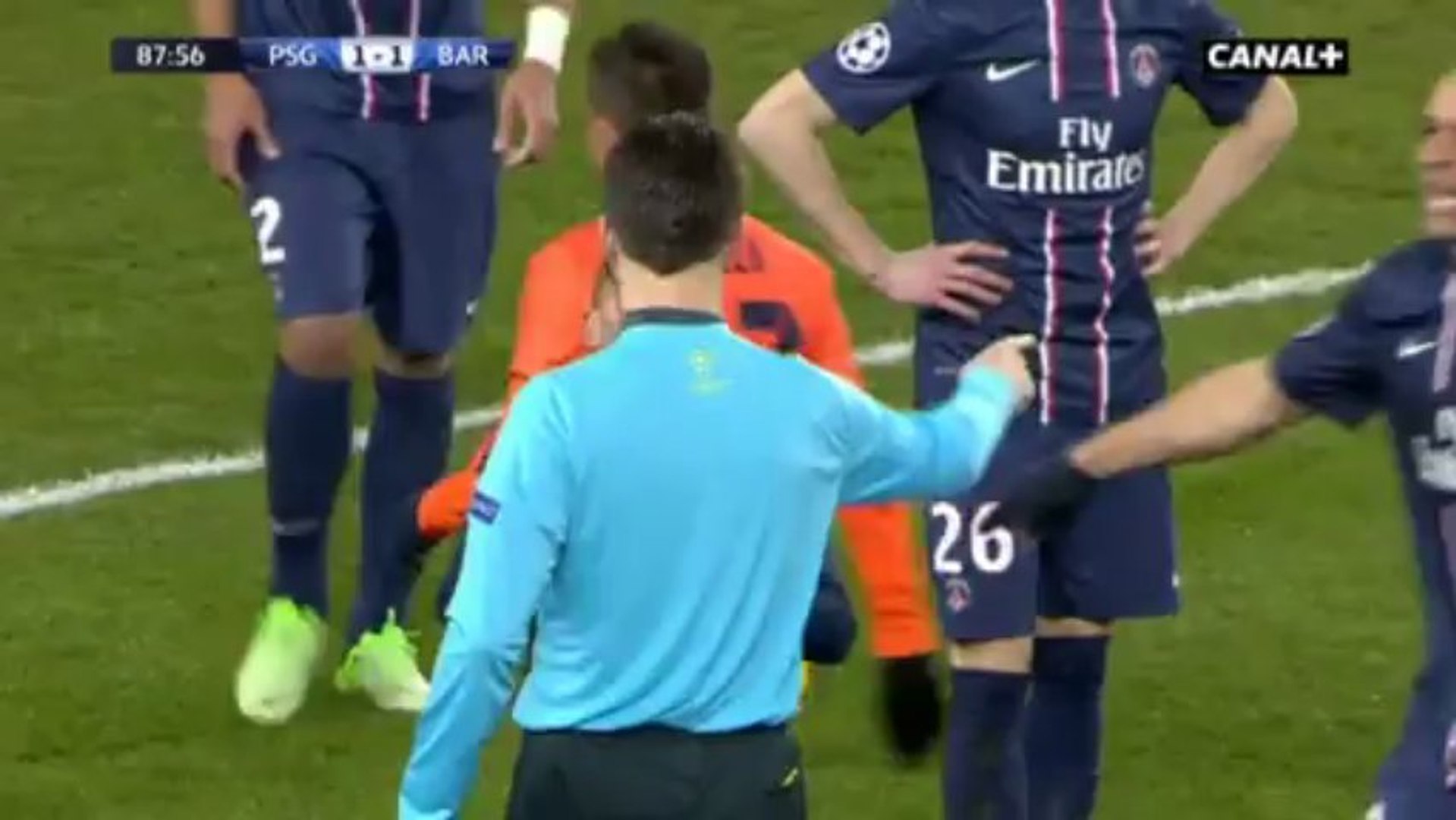 PSG 2 - 2 FC Barcelone - Vidéo Dailymotion