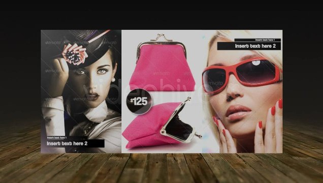 After Effects Template HD INTRO VIDEO LOGO TRAILER Three Folded Photo Display 01