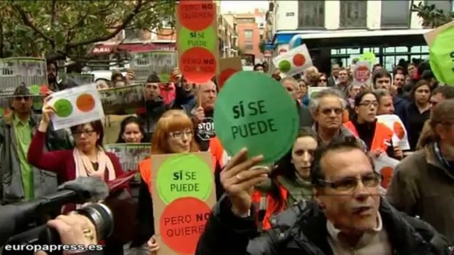 Escrache en Vallecas podría parar desahucio