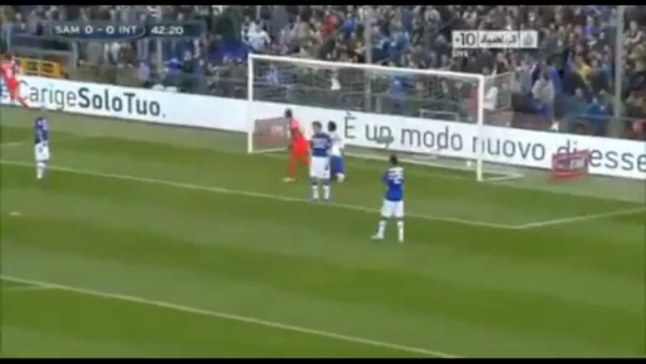 Sampdoria 0-1 Inter (Gol de Rodrigo Palacio) SERIE A