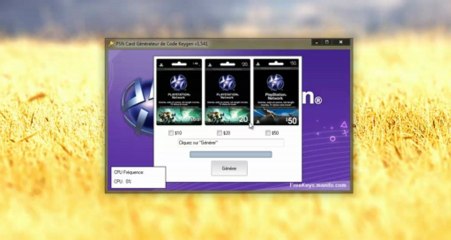 PSN Card Générateur de Code [KEYGEN] [Janvier 2014] [GRATUIT]