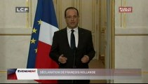 Affaire Cahuzac: discours de François Hollande à l'issue du Conseil des ministres