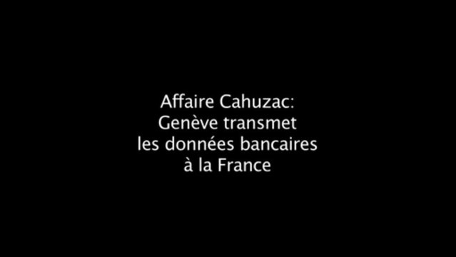 Cahuzac accepte le transfert des données bancaires à la France