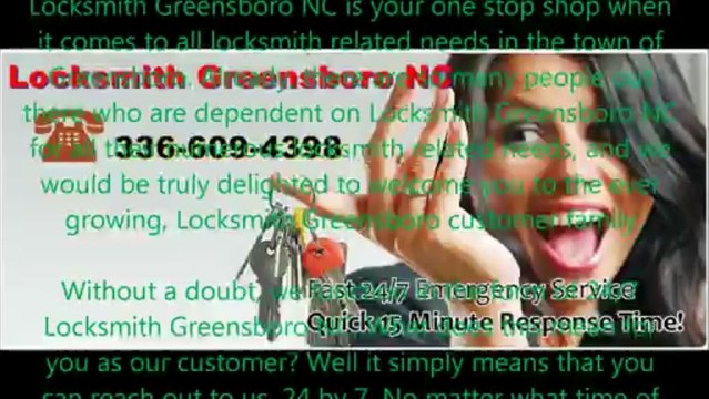 Locksmith Greensboro NC | Greensboro NC Locksmith