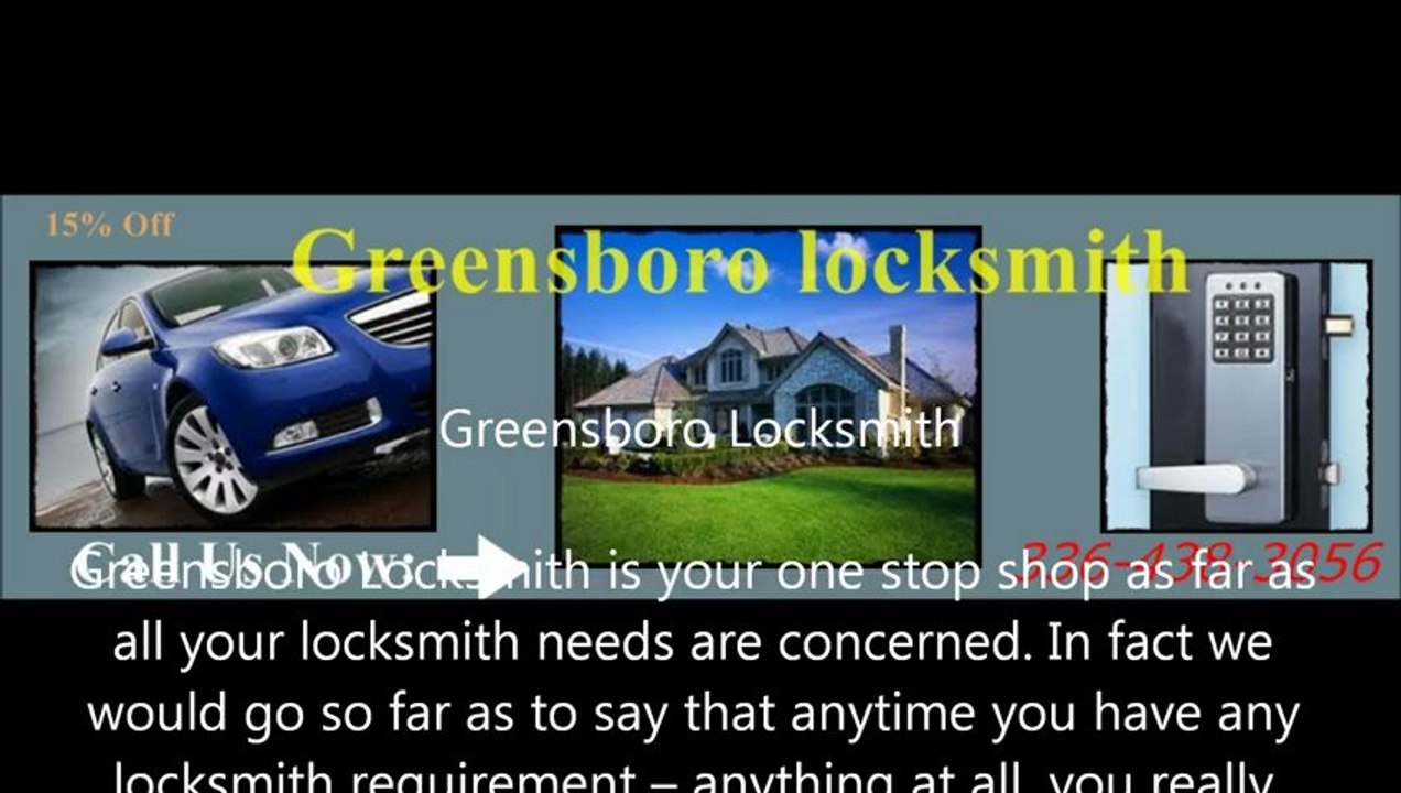 Greensboro Locksmith | Locksmith Greensboro nc