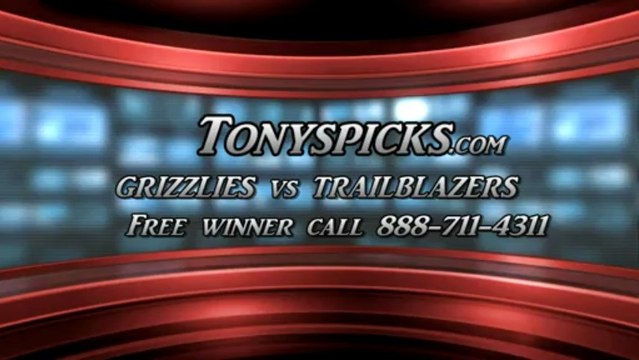 Portland Trailblazers versus Memphis Grizzlies Pick Prediction NBA Pro Basketball Lines Odds Preview 4-3-2013