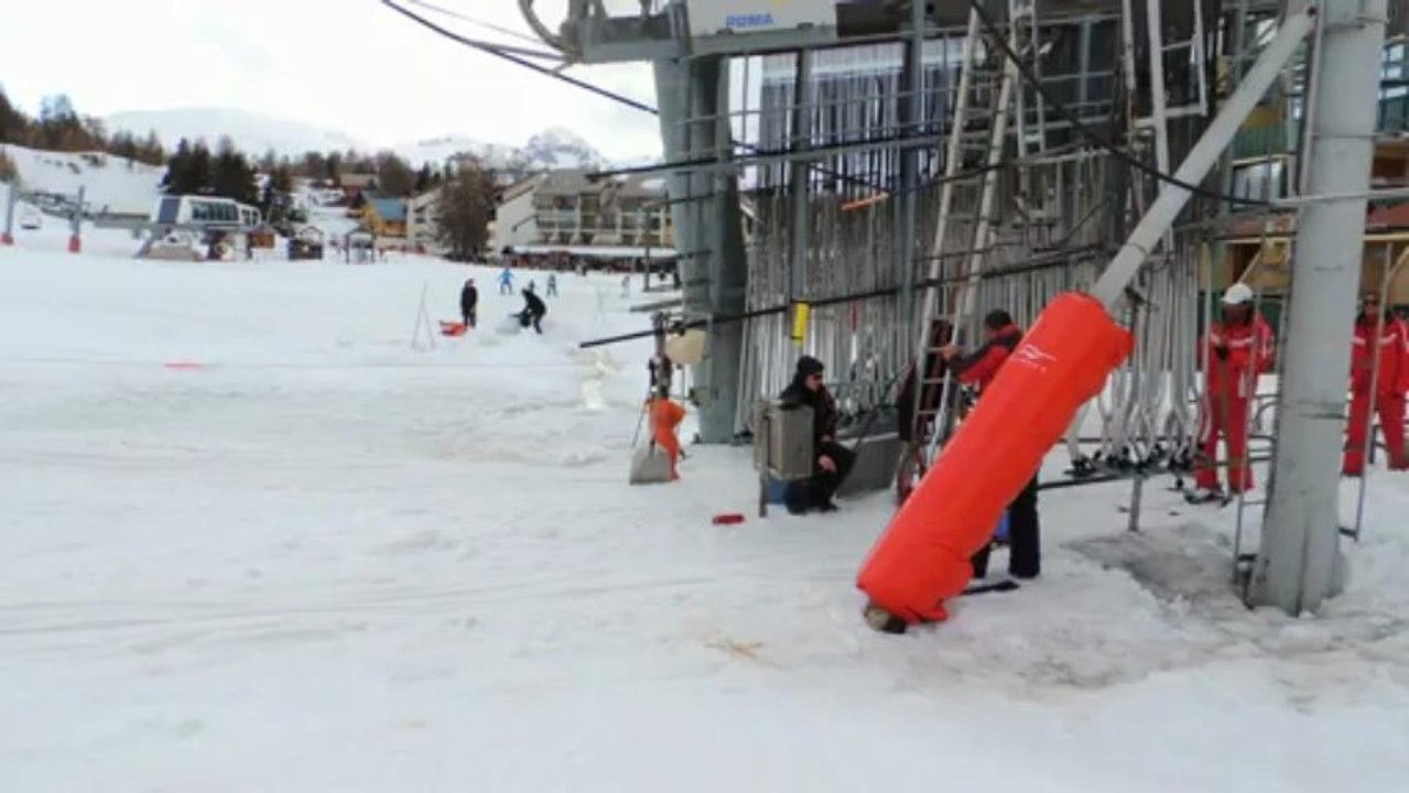 1ère montée téléski Marie