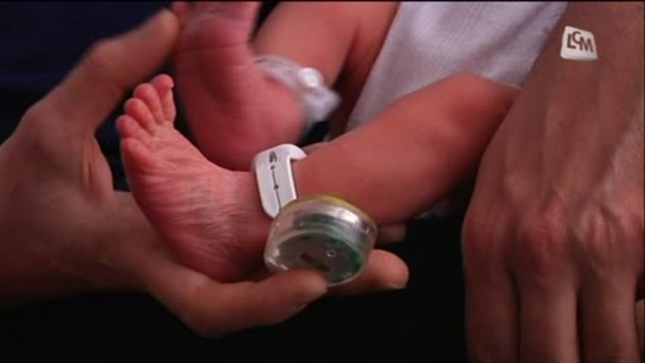 Un bracelet électronique... pour bébé
