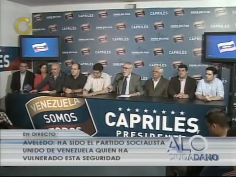 Comando Simón Bolívar denuncia que técnico del Psuv tiene código de activación de máquinas de votación